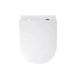 AZ-5179T-WHT BLISS Унитаз подвесной с системой смыва Tornado в комплекте с быстросъемным сиденьем микролифт, дюропласт 485*360*365mm