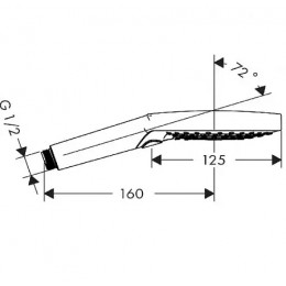 26530400 Ручной душ Raindance Select S