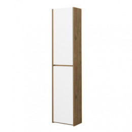 Полуколонна, белый/дуб рустикальный, Сканди