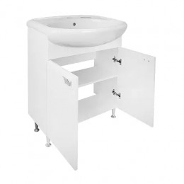 Комплект Тумба Адель 60 с раковиной Арго 60 (615х840х455) (2 места)