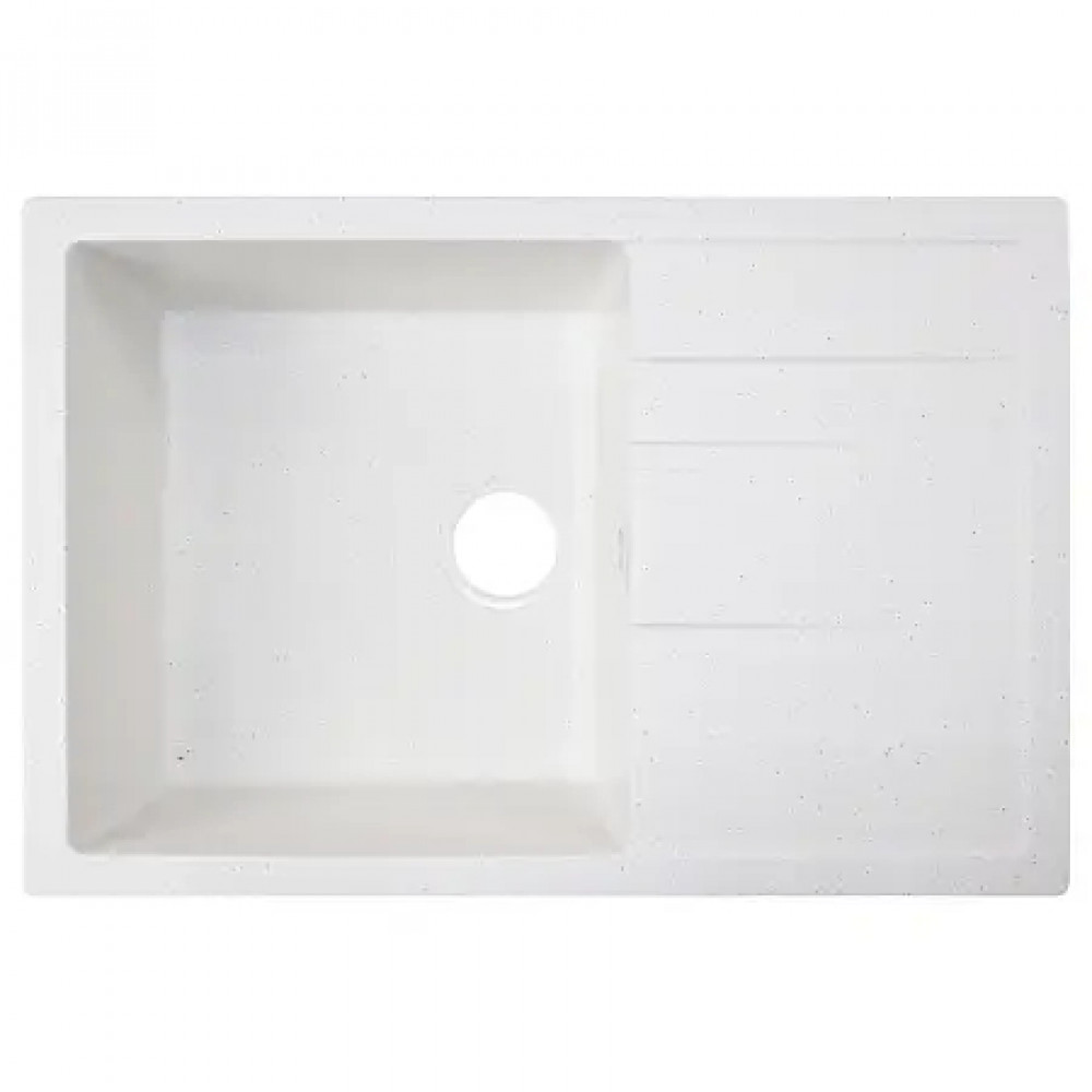 AZARIO кухонная мойка Rio (750x505x185) Белый крап (сифон)