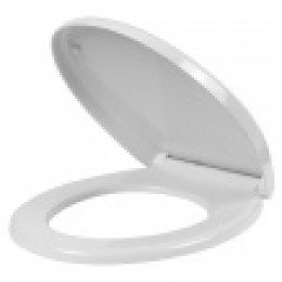 017503 BRIVE/JULY Сиденье дюропласт быстросъемное с микролифтом, белый
