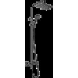 26097670 Vernis Shape Showerpipe 230 1jet с термостатом, EcoSmart, матовый черный