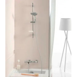 E8963-CP TOOBI Однорычажный настенный смеситель для ванны/душа, Хром