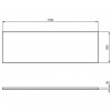 Ideal Standard i.life Фронтальная панель 170 см для прямоугольной ванны T475901, T476001, T476101,