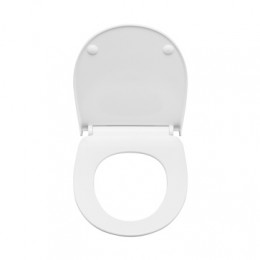 VEGA Тонкое сиденье с крышкой к унитазу, стальные петли, быстросъемное, микролифт