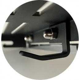 Полка Slim S, черный / хром