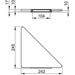 11557170000 Edition 400 Полочка угловая