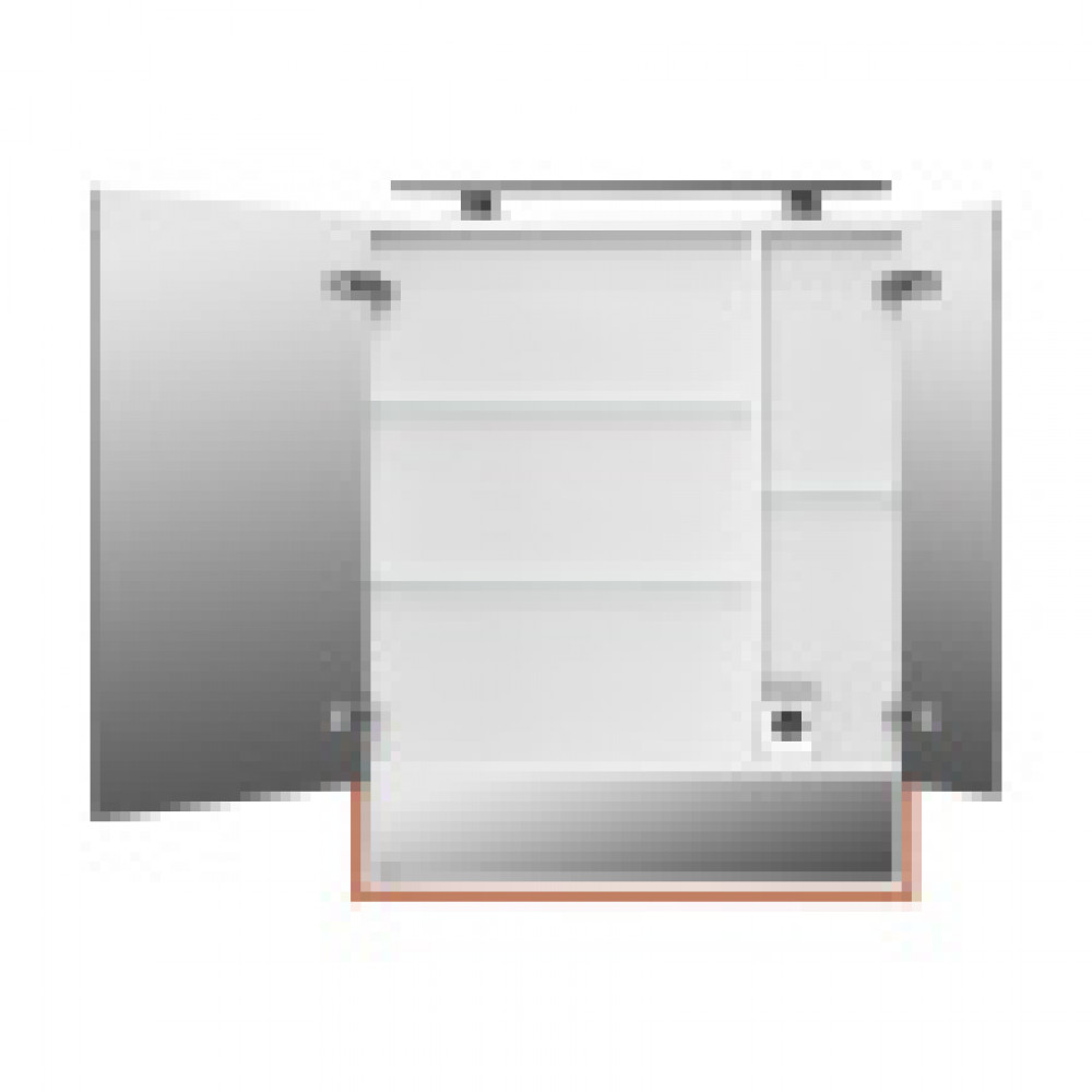 Зеркальный шкаф The Gap Original 70 терракота