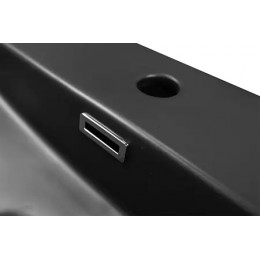 AZ-2173-S-MB Раковина накладная Размер:500*420*120мм черный матовый