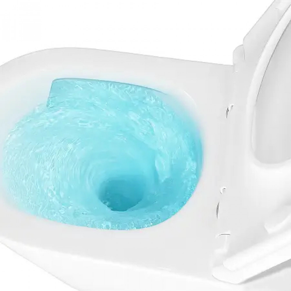 LANDER Унитаз подвесной безободковый с сиденьем микролифт, смыв ТОРНАДО. Размер 490x350x350 мм (1 место)