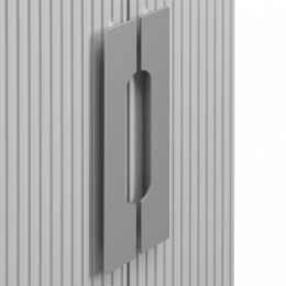 Ар-Деко Шкаф-колонна двустворчатая Серый Кобальт