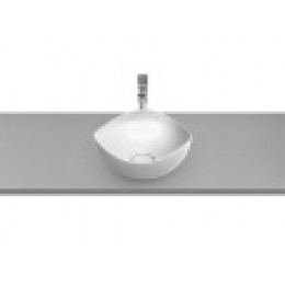 OHTAKE Раковина 375х375х175 мм накладная, б/перелива, б/отв.д/смесит., белый