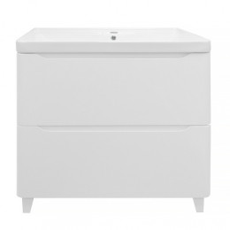 Комплект Тумба LOTOS 80/2 Н (820х475х835) напольная с раковиной Monte 80