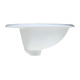 AZ-6002 Раковина встраеваемая овальная Размер:550*470*200 мм цвет белый глянец