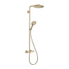 27633140 Raindance Select S Showerpipe 240 1jet PowderRain с термостатом, шлифованная бронза