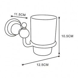 ELVIA Стакан керамический подвесной, бронза