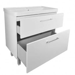 Комплект Тумба Ника 80Н (800*850*475) Напольная с раковиной Monte 80