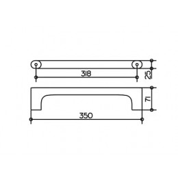 11507 010000 Edition 400 Поручень 350 мм