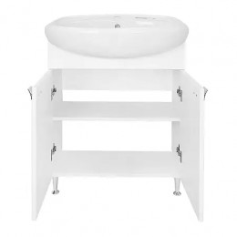 Комплект Тумба Адель 60 с раковиной Арго 60 (615х840х455) (2 места)