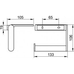 14973010000 Plan Держатель туалетной бумаги