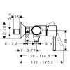 XX 14161000 Talis Classic Смеситель однорычажный, для душа, ВМ, ½’