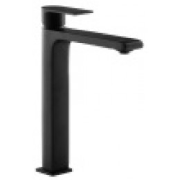 DELANO Смеситель для раковины высокий, черный матовый