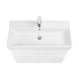 OLETA Модуль д/раковины 800мм, белый глянец, 2 ящика