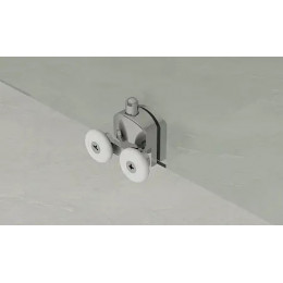 Дверь в нишу, раздвижная CS-AB03C-100 100x190，профиль хром，6 мм прозрачное стекло, профиль хром