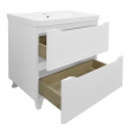 Комплект Тумба LOTOS 80/2 Н (820х475х835) напольная с раковиной Monte 80