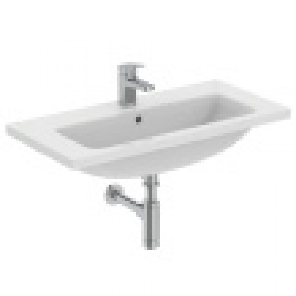 T458901 Ideal Standard i.life S Vanity Раковина 81x39 см с отверстием под смеситель, с отверстием перелива, без крепежа. Узкая проекция - 38,5 см. Для