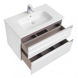 THE GAP Модуль д/раковины 800 мм, 2 ящика, белый глянец (подходит раковина Gap и Victoria Unik)