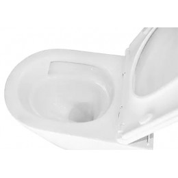 LANDER Унитаз подвесной безободковый с сиденьем микролифт, смыв ТОРНАДО. Размер 490x350x350 мм (1 место)