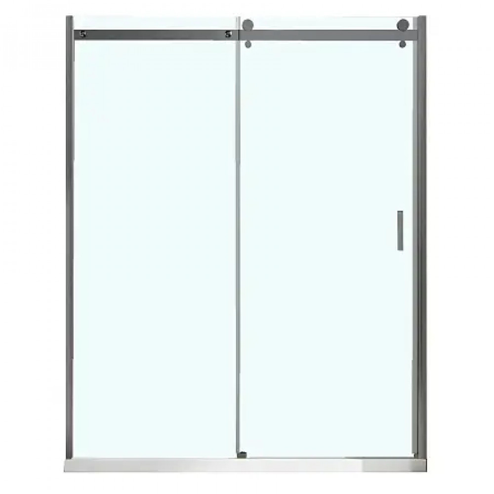 AZ-733-170-MGR-CL Душевое ограждение BERN DRO-170х195-MGR-CL, прозрачное стекло 6 мм, профиль матовый графит