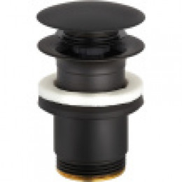 Донный клапан PUSH-OPEN, черный матовый, арт. 1042639-00