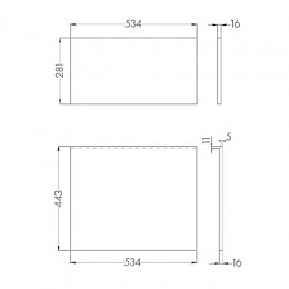 Тумба Стиль- 70/1 (660*830*320) БЕЗ РАКОВИНЫ Балтика 70