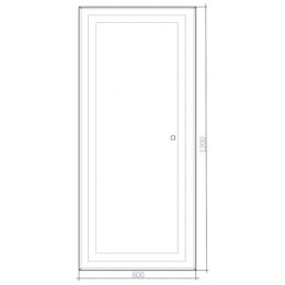 AZARIO зеркало Лира 600*1200 сенсор выкл, гор/верт