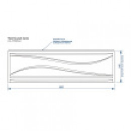 Экран для ванны «GRANBY»1800