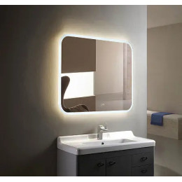 AZARIO зеркало Стив New 800*600 bluetooth+подогрев+часы внешней настройки+сенсор выкл