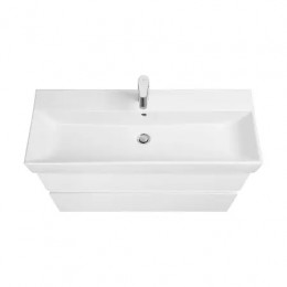 OLETA Модуль д/раковины 100мм, белый глянец 2 ящика