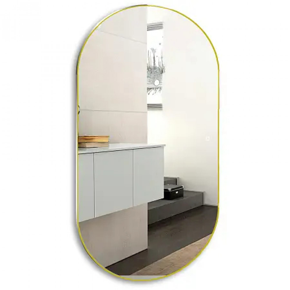 AZARIO зеркало Viva - GOLD 550х1050 бесконтактный сенсор, гор/верт , парящая подсветка (в стену)