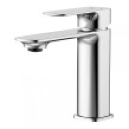 ASHER Смеситель для раковины без донного клапана, хром