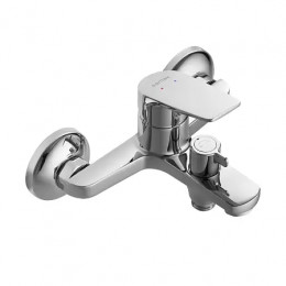 Смеситель Кант для ванны-душа с аксессуарами, хром