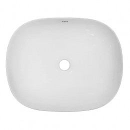 AZ-2185 Раковина накладная Размер:465x375x115 мм белый глянец