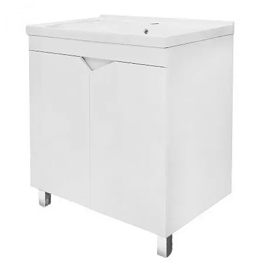 Комплект Loranto Оптимум - Тумба 70 см напольная С РАКОВИНОЙ Monte NEO 700x475x215