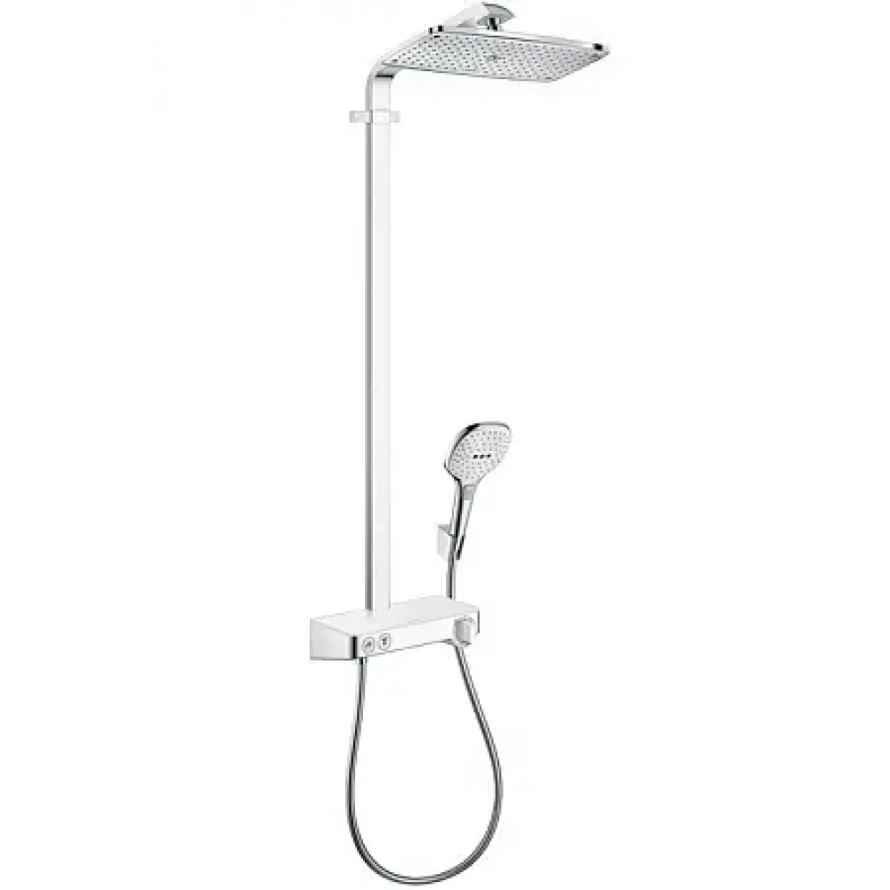 27288400 Raindance Select E 360 1jet ST Showerpipe, белый/хром