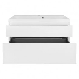 Комплект тумба Velluto 100 (100*660*450) подвесная с раковиной Астория 100