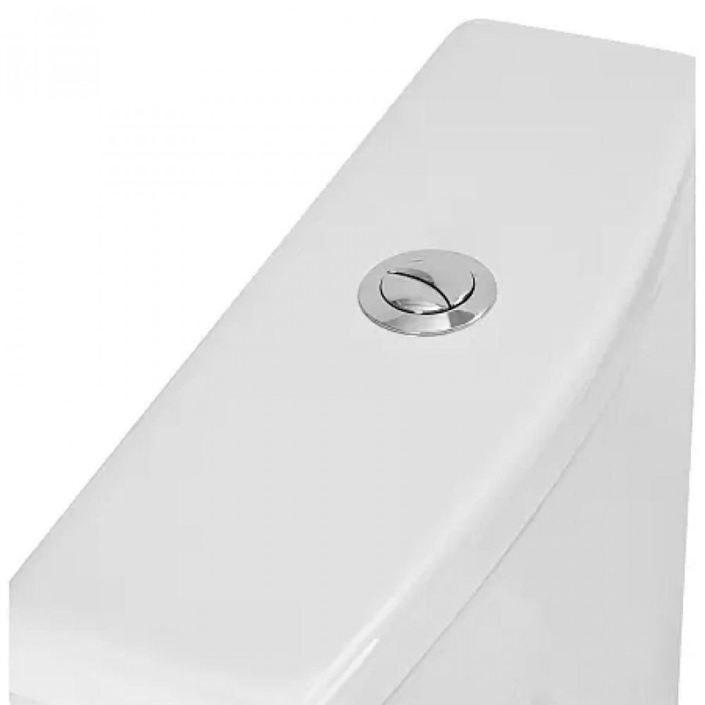 VISE Унитаз напольный безободковый в комплекте с бачком и сиденьем микролифт, дюропласт. Размер 640*365*820 мм