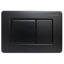 AZARIO NEW-TS Клавиша смыва AZ-SS-003-B  ЧЕРНАЯ (квадратная) нержавеющая сталь 242x165x29,8мм (инст. AZ-G12 и AZ-TS006T)