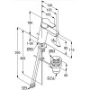 KLUDI PURE&EASY XL Однорычажный смеситель на умывальник 100, c донным клапаном, арт. 372909165